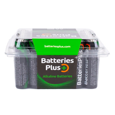 Reliable Power: Batteries Plus High-Performance AA Alkaline Batteries, 36 Count Bulk Pack