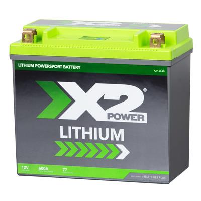 X2Power X2P20 Lithium Iron Phosphate Powersport Battery for Motorcycles ATVs