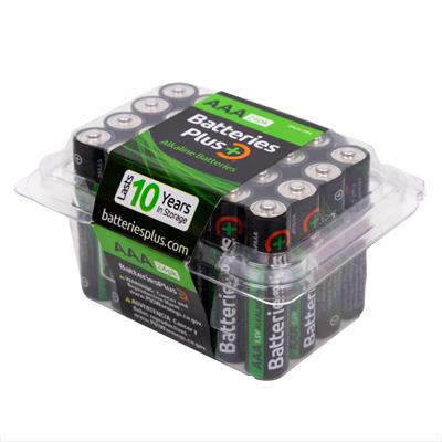Batteries Plus AAA Alkaline Batteries 24-Pack: Reliable Power for Devices