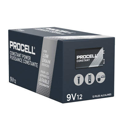 Duracell ProCell 9V Alkaline Batteries: Long-Lasting 12-Pack for Pro Devices