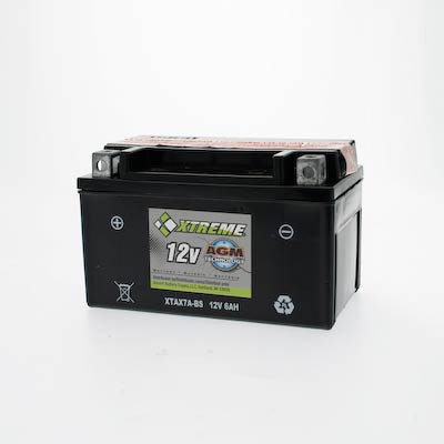 Xtreme 7A-BS 12V 90CCA Powersport AGM Battery - Spill-Proof, Maintenance-Free