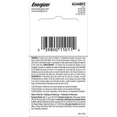 Energizer 6V A544 Alkaline Battery for Pet Collars Medical Devices Keyless Entry