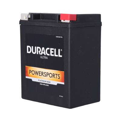 Duracell Ultra 14AHL-BS 12V 220CCA AGM Powersport Battery for Motorcycles ATVs