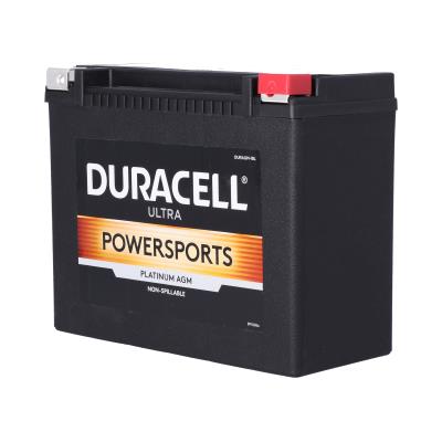 Duracell Ultra 18L-BS 12V 330CCA AGM Powersport Battery for Motorcycles ATVs