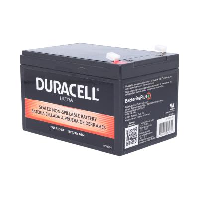Reliable Duracell Ultra 12V 12Ah AGM Sealed Lead Acid F1 Battery