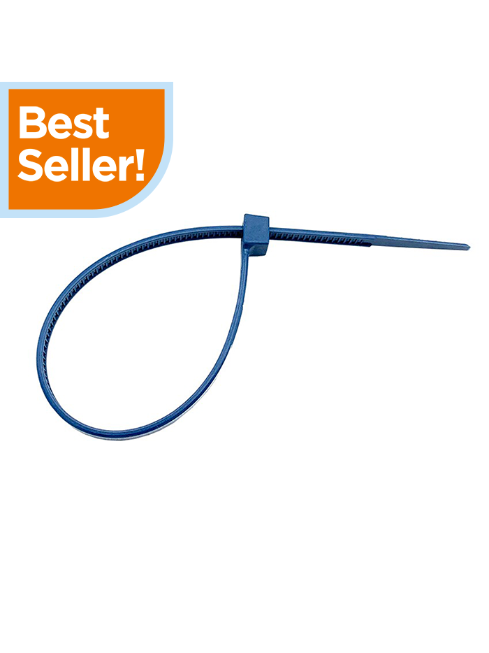 Detectamet Metal Detectable Zip Ties Pack of 100