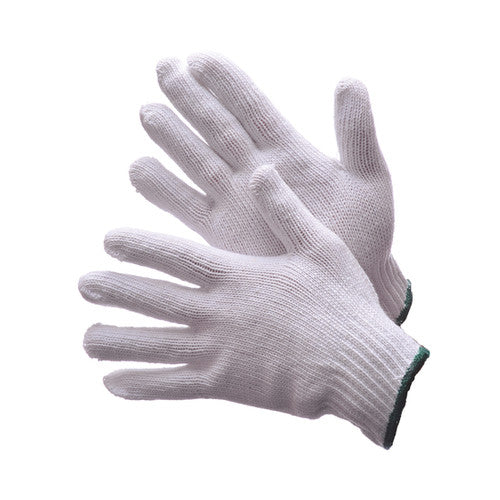 Major Gloves Medium Weight 600g String Knit Gloves Bleached White