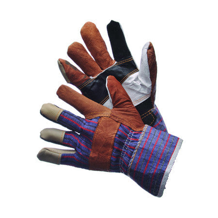 Major Gloves Furniture Leather Work Gloves Large Gunn Pattern