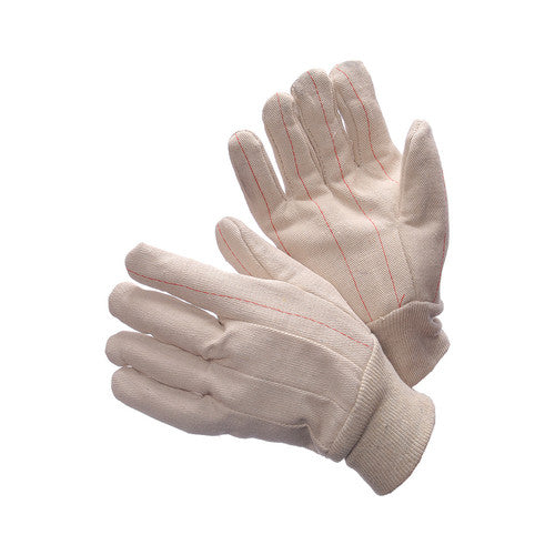Major Gloves Double Palm Canvas Safety Gloves Large