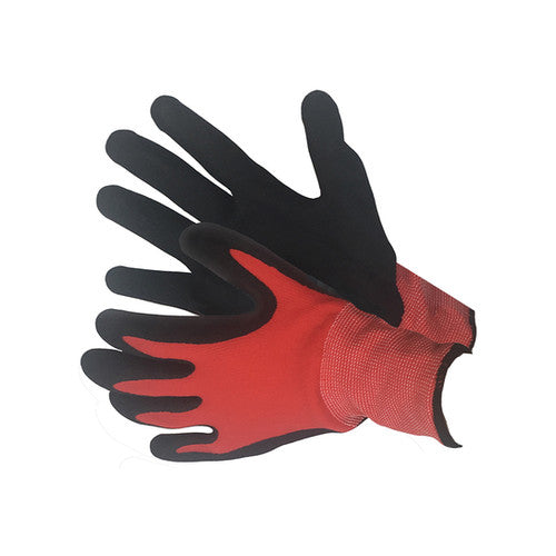 Mggloves 13 Gauge Nylon Spandex Safety Gloves Nitrile Coated