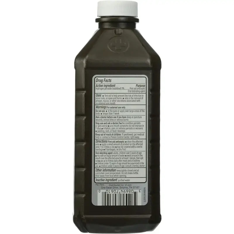 Hydrogen Peroxide Medline 3% 16 oz 12/Pack C953796