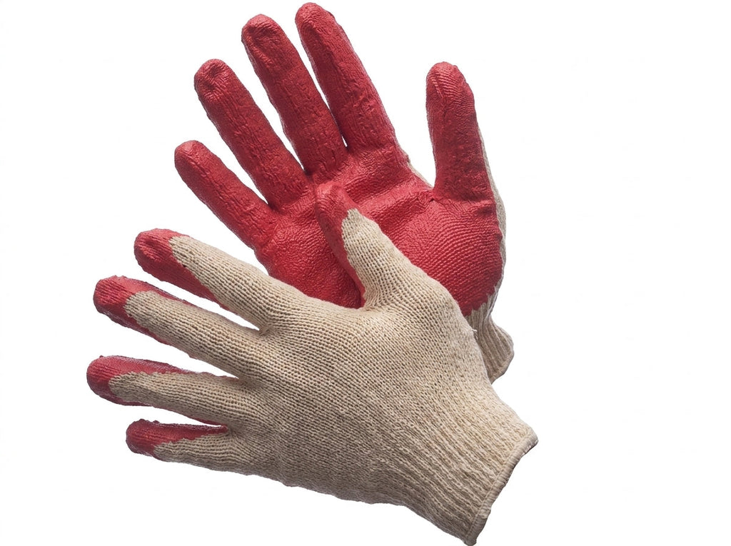 VizoCare Tuff Gard Latex-Coated Work Gloves Men's 2 Pairs