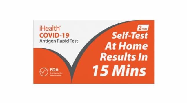 iHealth OTC Home Test Kit (Case of 180 tests) - Cetrix Technologies LLC